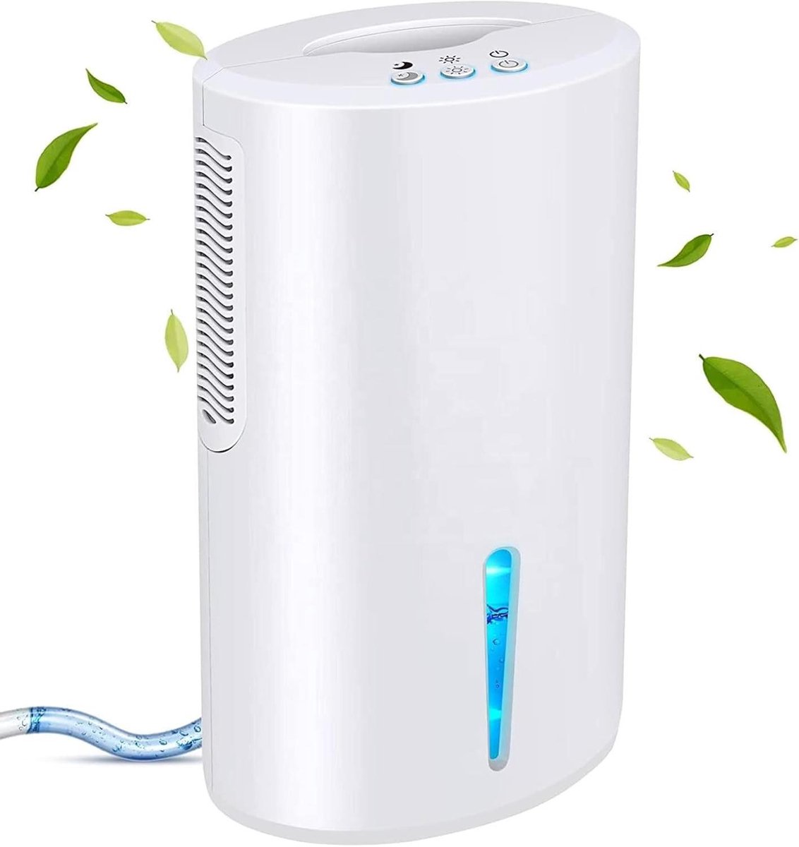 Luchtontvochtiger - Vochtvreter Apparaat - Vochtige Ruimtes - Stille Werking 35dB - 1000ml Per Dag - Wit