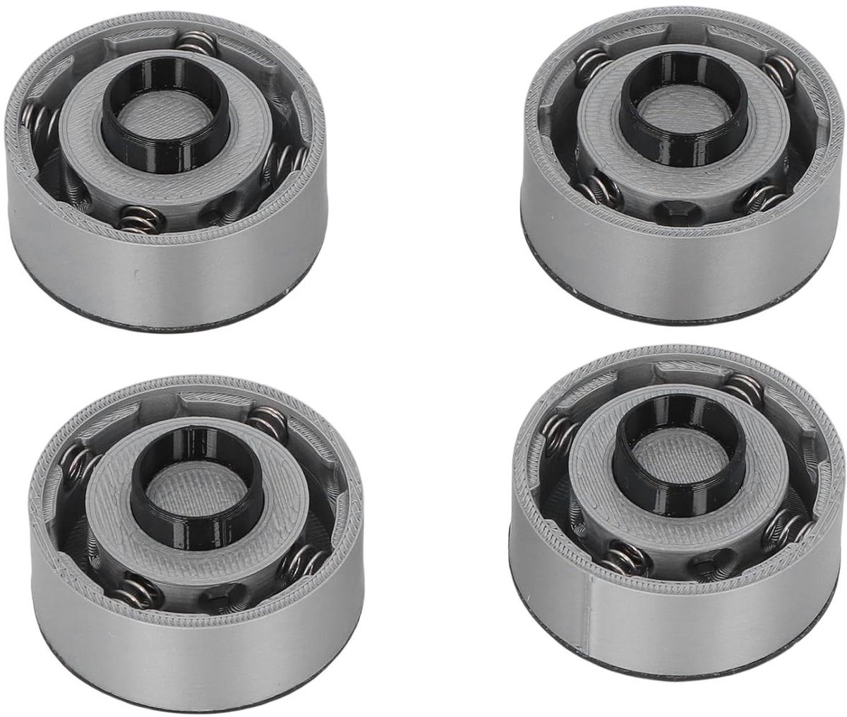 Anti-Vibratie Voetjes - Schokdempers Printer - Stabiel Printen - Multi-hoek Demping - 4 Stuks - Zwart