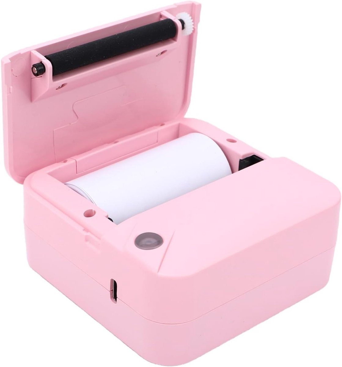 Draagbare Thermische Printer - Mini Label Maker - Notities Maken - Inktloze Printtechnologie - Lichtgewicht Ontwerp - Roze