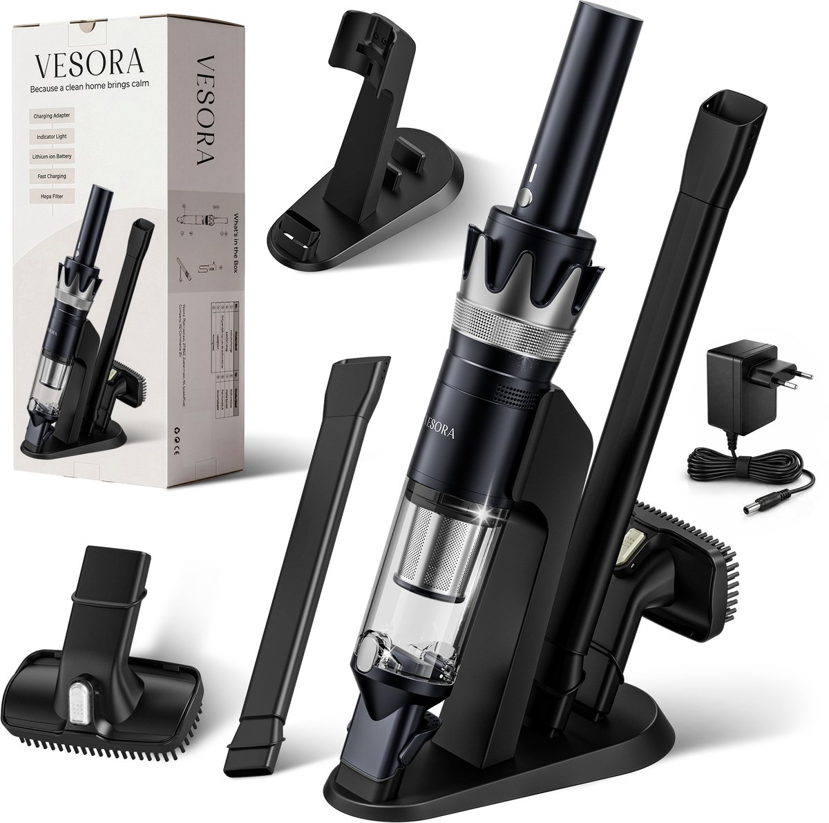 Vesora® Kruimeldief - Grijs / Zilver
