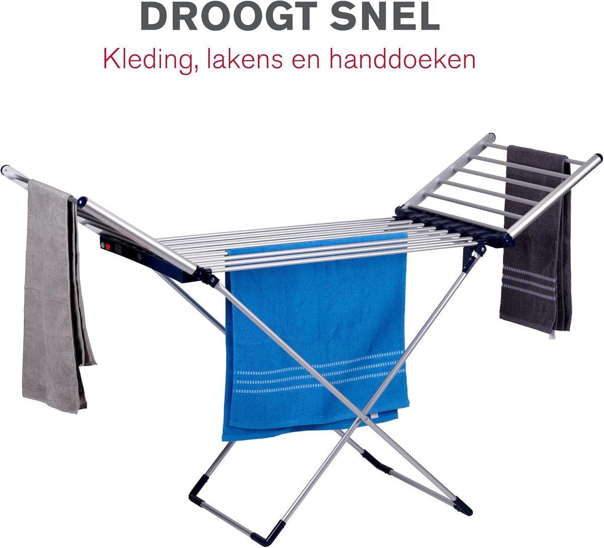 Elektrisch Droogrek - Wasrek Verwarmd thumbnail 5