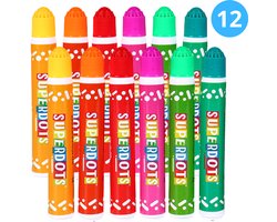 Luumuu® Bingo Stiften Set van 12 - Bingo Dabbers - Depper Stiften - Dippers - Dappers - Markers - Voor Volwassenen