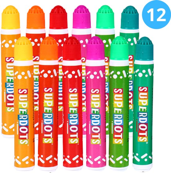 Luumuu® Bingo Stiften Set van 12 - Bingo Dabbers - Depper Stiften - Dippers - Dappers - Markers - Voor Volwassenen