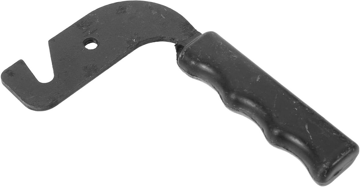 Hittebestendige Haardgreep - Antislip Deurgreep - Veilig Gebruik - Verbeterde Grip - 11 x 7.5 cm - Zwart