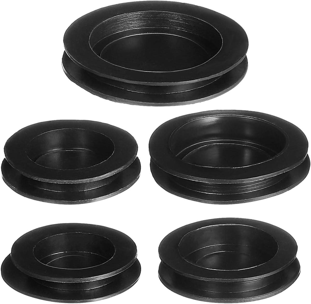 Spaarvarkensluiting Rubberen Stop - Spaarpot Stoppen - Geld Bewaren - Eenvoudig Verwijderbaar - 25-38 mm - Zwart