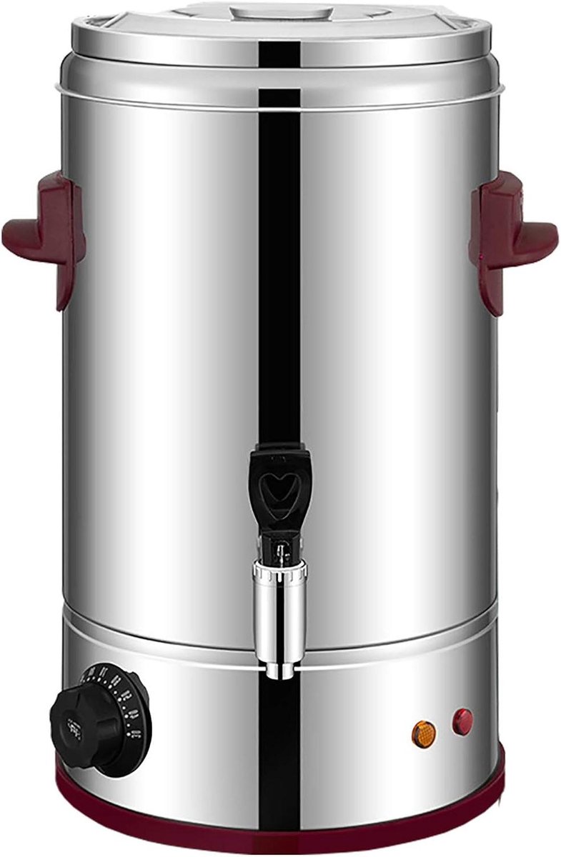 Heetwaterdispenser - Catering Urn - Koffie En Thee - Automatische Temperatuur - 20 Liter - Zilver
