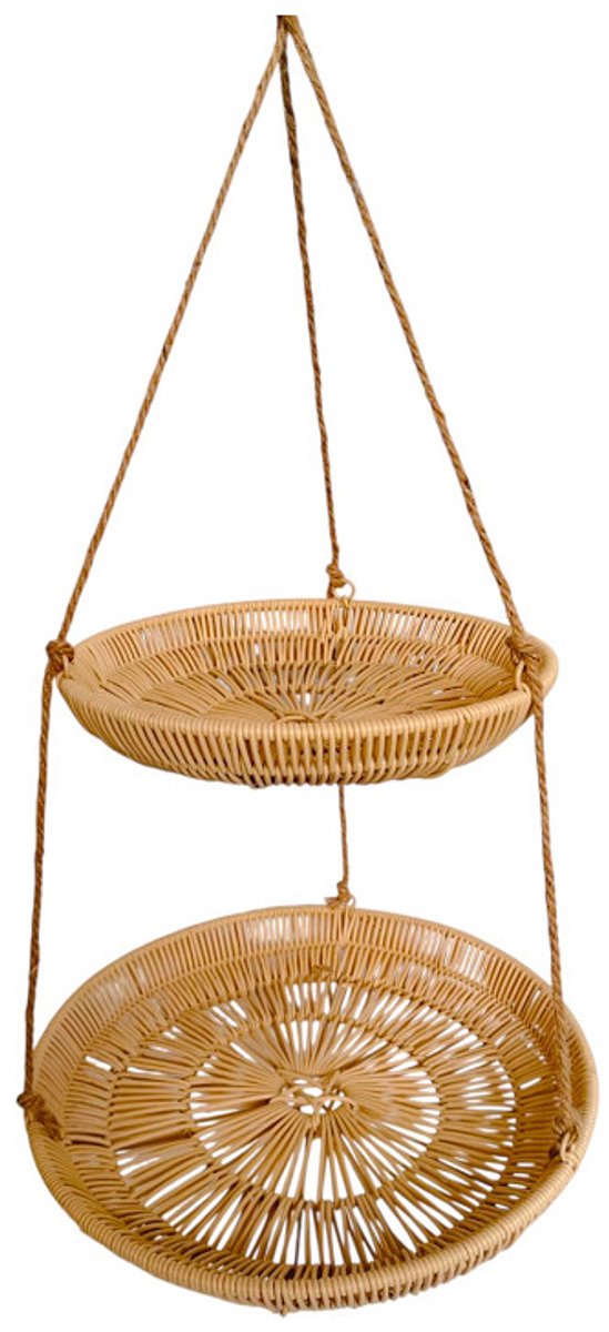 Home Society - Etagère - Hangend - Plateau - Hangende etagère - Pvc - Totale lengte 92cm