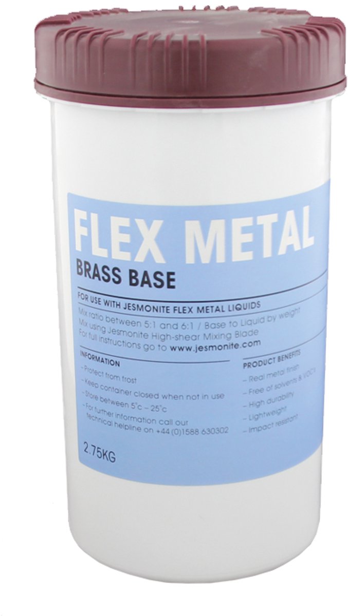 Jesmonite AC730 Flex Metal Base - Brass - 2750gr