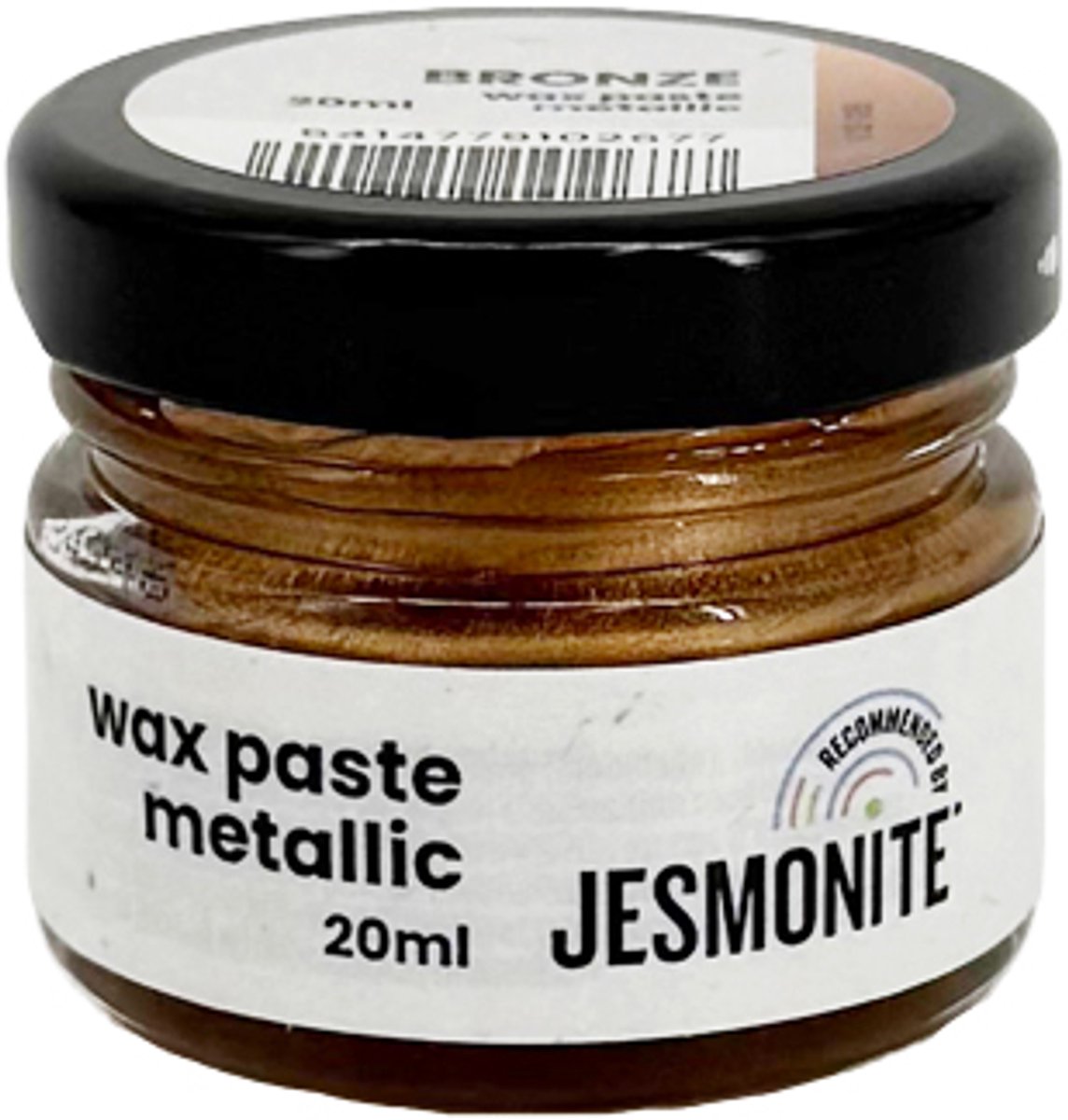 Jesmonite wax paste metallic 20 ml grijs