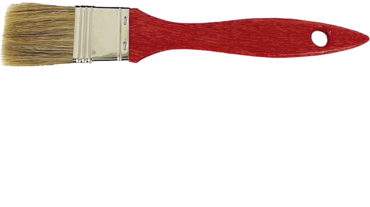 Borstel plat