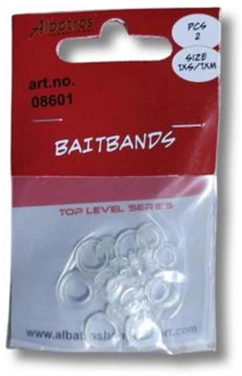 Albatros Latex baitbands set | maat S en M | voor pellets en boilies