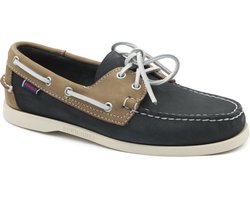 Sebago Bootschoenen Docksides Portland Navy Beige - Maat 41 - Heren - Instappers