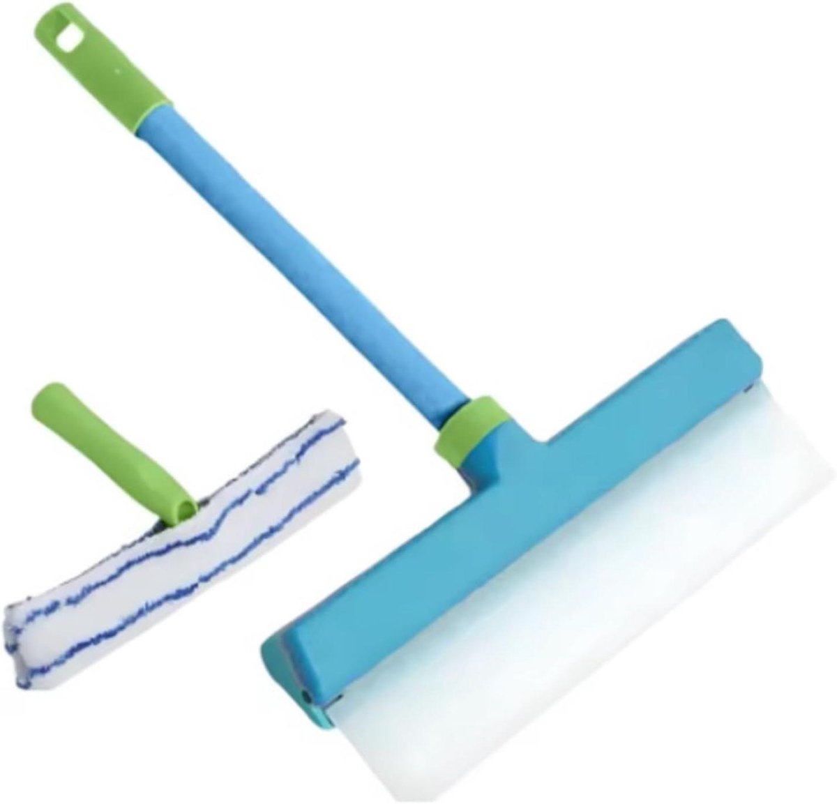 Siliconen Raamwisser - Glasreiniger Tool - Streeploos Reinigen - Comfortabele T-greep - 30 cm Breed - Blauw