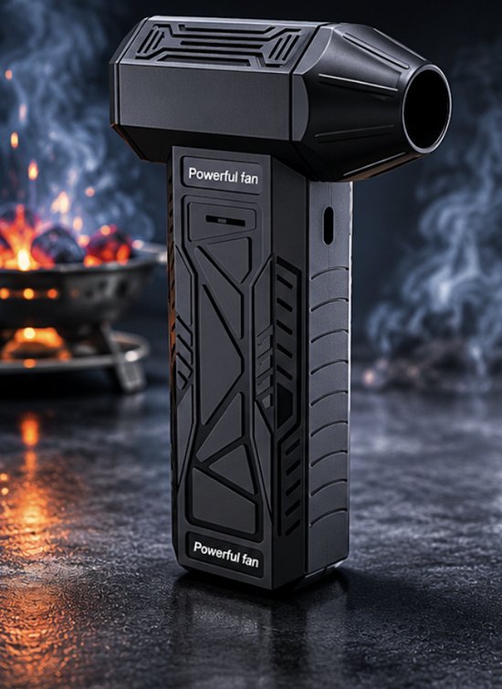elektrische BBQ Ventilator - Vuurgolfbuis -Kamperen - Picknicken - BBQ - Zomer - Vakantie — afbeelding 3