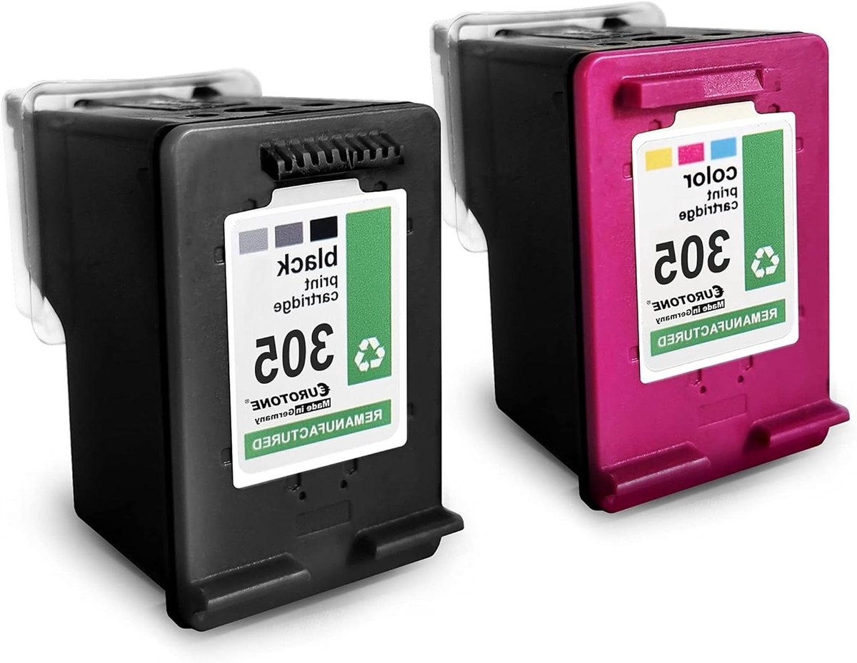 Inkt Cartridges - Printer Inkt - Thuisprinten Documenten - Dubbel Pakket - 2 Stuks - Zwart Kleur