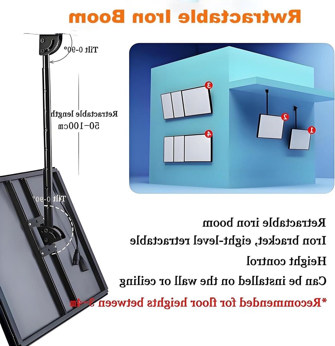 LED Display Scherm - Lichtbak Poster - Zaken Presenteren - Ultra Dun Ontwerp - 40x60cm - Zilver