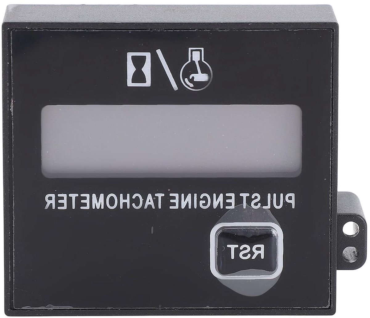 Digitale Toerenteller - Motor Meter - Motor Prestaties Meten - Universele Compatibiliteit - 0-99999 Uur - Zwart