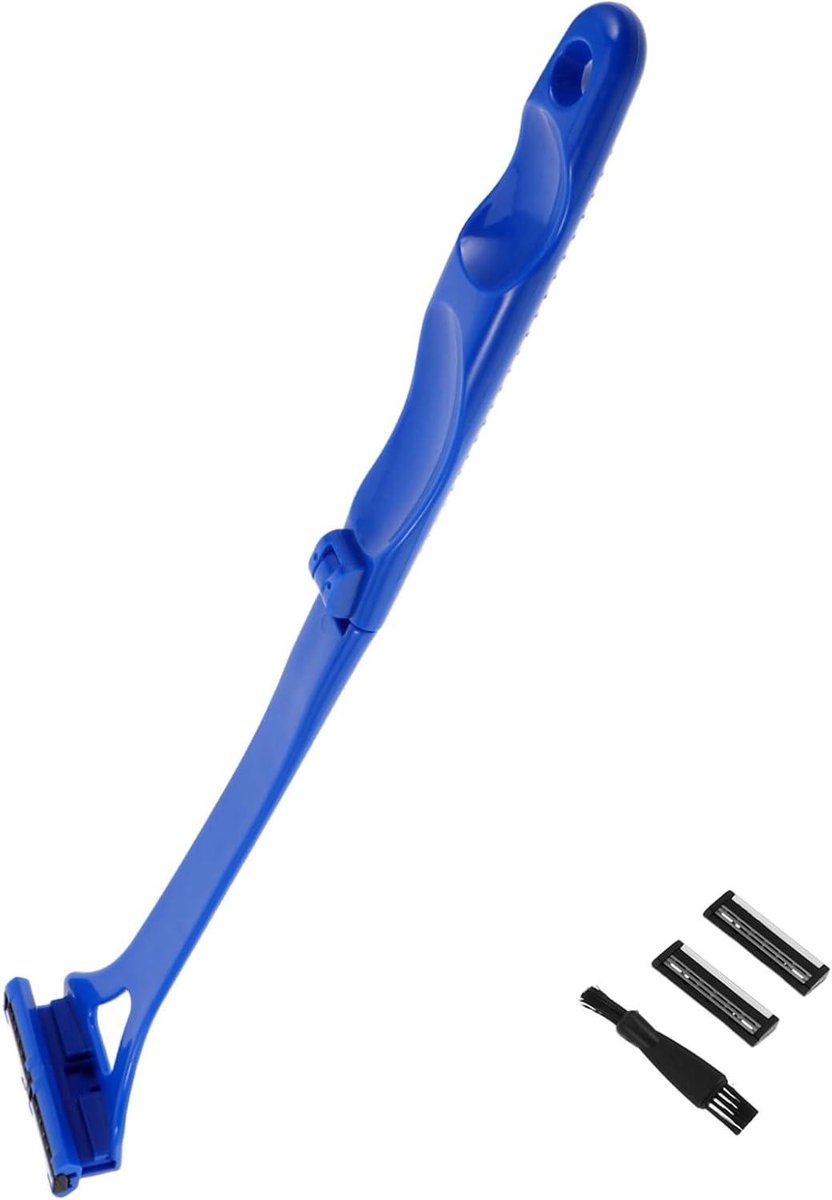Lichaamsscheerapparaat - Rughaarscheerapparaat Scrubber - Persoonlijke Verzorging - Innovatief Drie Mesjes Ontwerp - 45 x 81 x 3 cm