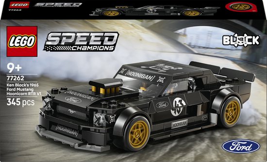 LEGO Speed Champions Ken Blocks '65 Ford Mustang Hoonicorn V1 Auto Bouwpakket voor Kinderen 77262