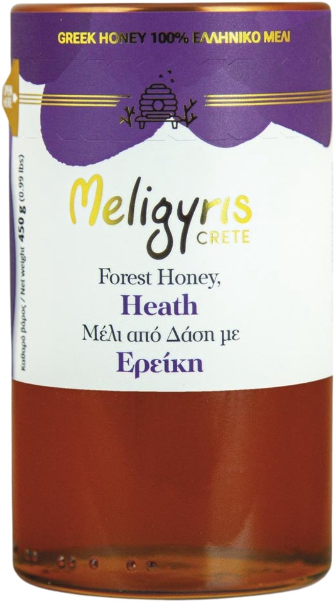 Heidehoning - Onbewerkt & Puur - Rauwe Honing - 450g - Meligyris