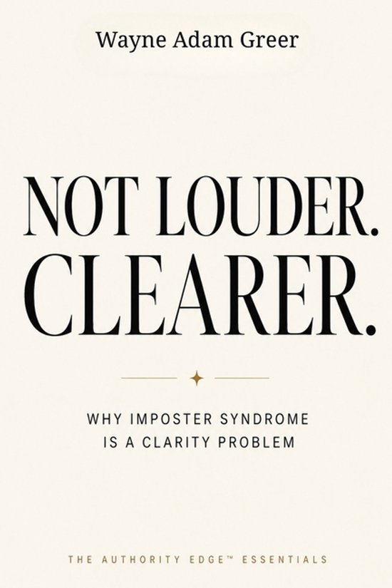 Not Louder. Clearer. - cover