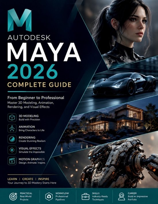Futuretech Professional- Autodesk Maya 2026 for Absolute Beg ... - cover
