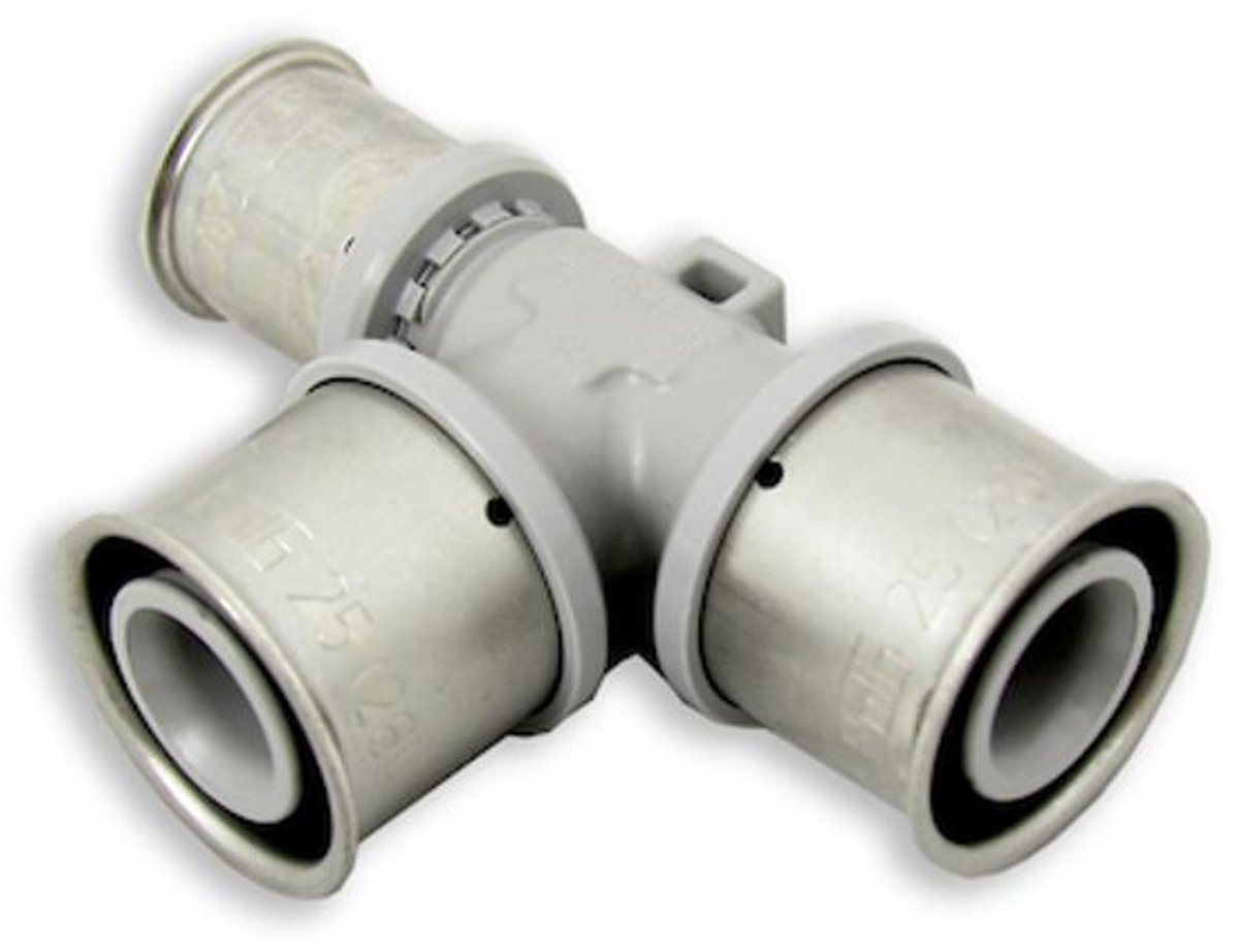 Roth T-stuk in de doorlaat gereduceerd 17x17x14, 1115007433