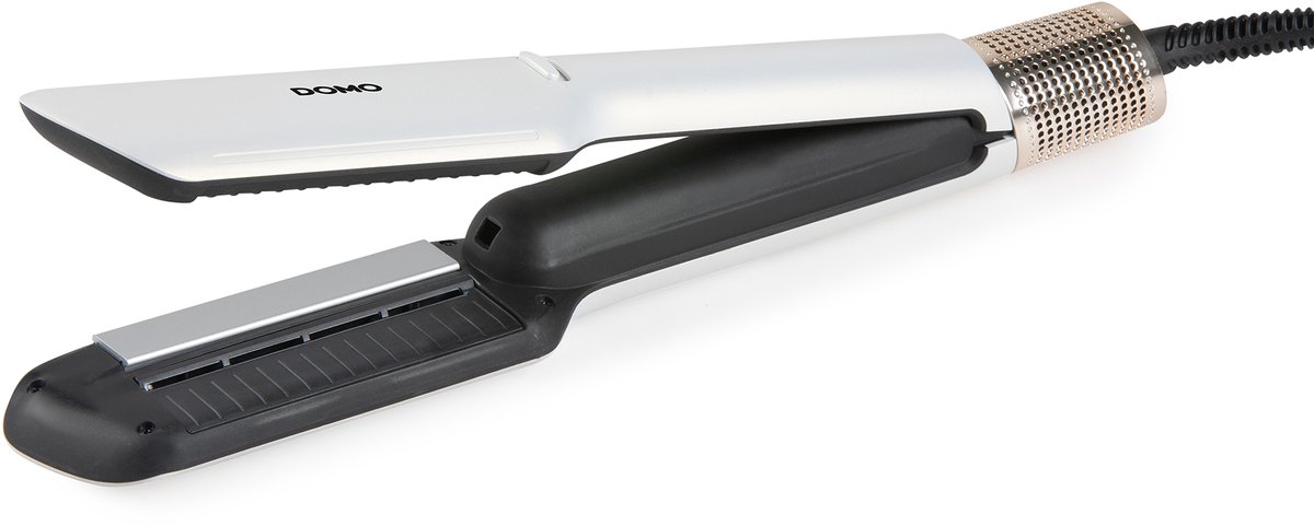 DOMO DO1186HS 2-in-1 Hetelucht Stijltang - Stijlen en Drogen - Keramische Coating - Wit