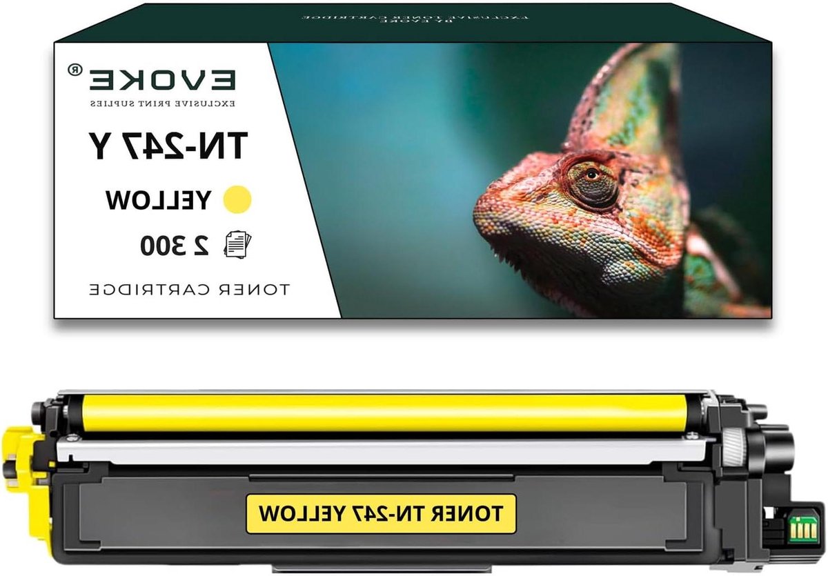 Gele Toner - Inkt Cartridge - Documenten Printen - Hoge Capaciteit - 2300 Pagina's - Geel