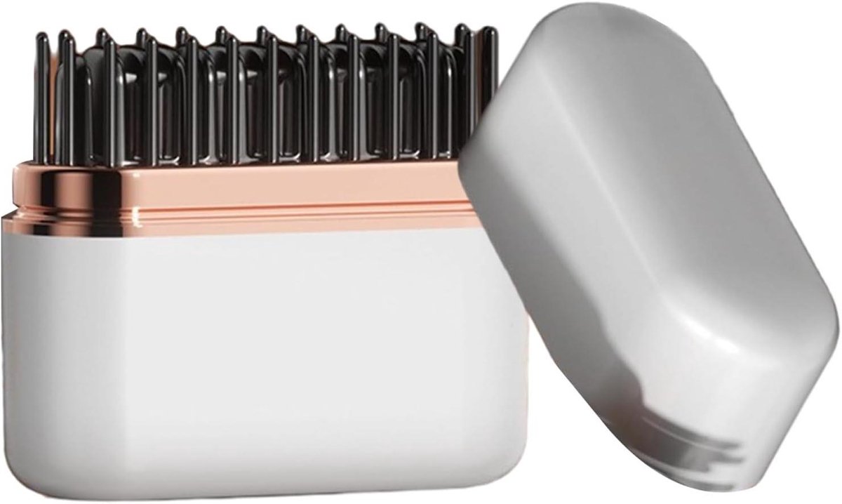 Draadloze Stijlkam - Mini Stijltang - Haar Stylen - Intelligente Temperatuurregeling - 4 x 8 x 4 cm - Zwart
