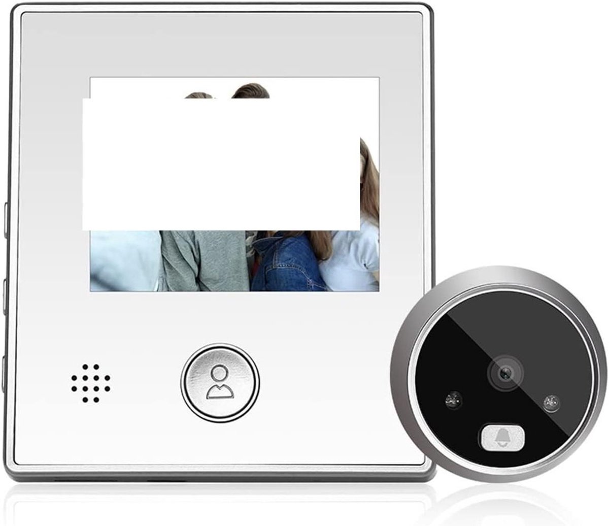 Video Deurcamera - Deurspion Camera - Huisbeveiliging Thuis - Nachtzicht Functie - 2.8 Inch Scherm - Zwart