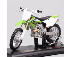 1:18 Motocross Motorfiets Diecast Racing Crossmotor Off Road Speelgoed Model Voertuigen Geschenken Voor Kawasaki KX 250F Kx250