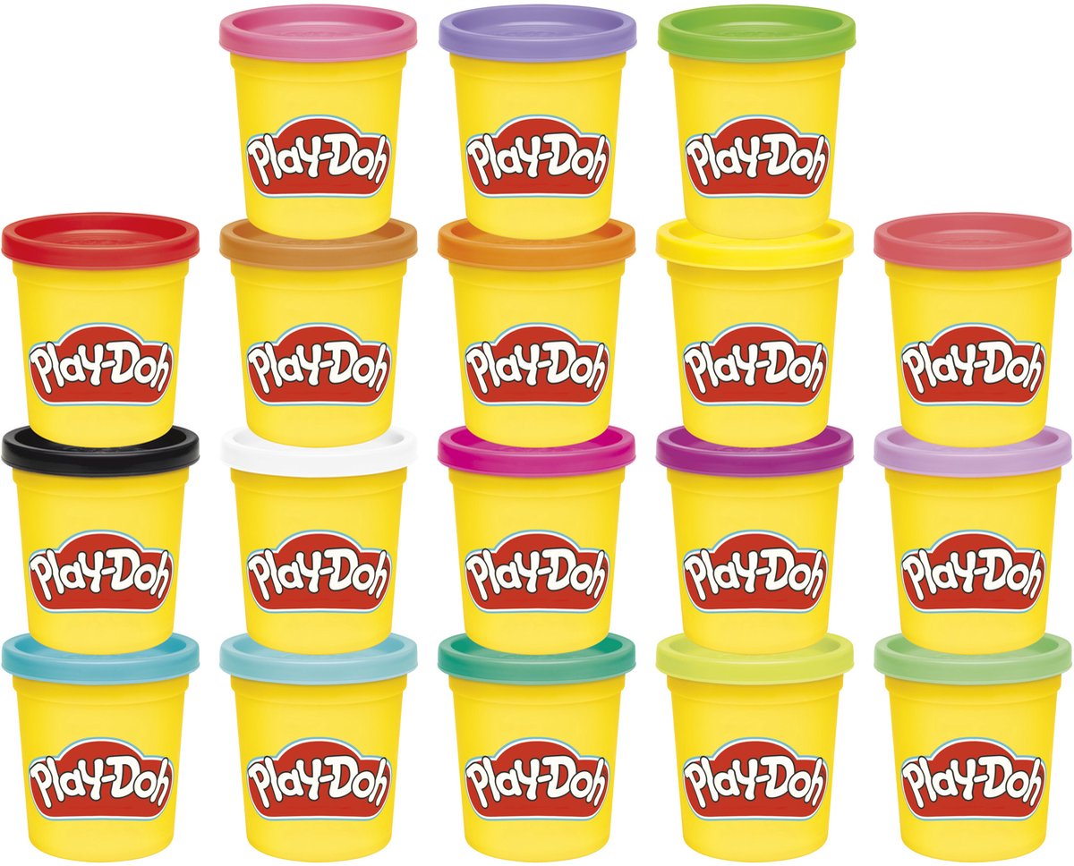 Play-Doh Fantaseer maar raak - 18 potjes van 84 gram - Verschillende Kleuren — cadeau in Spellen & Speelgoed - foto 4