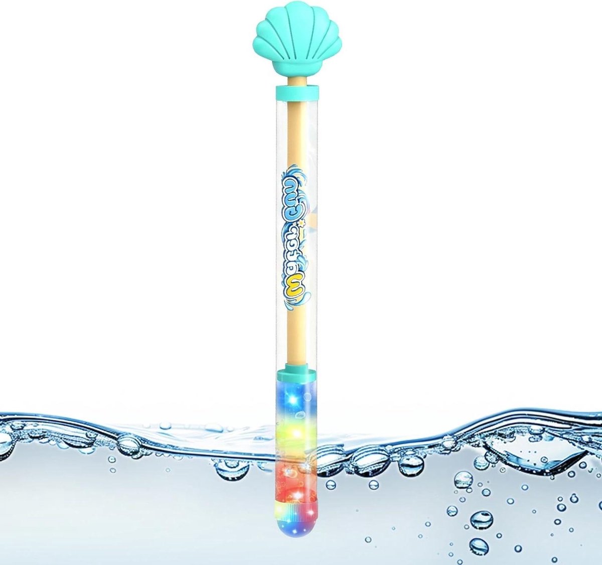 Kinderen Waterspeelgoed - Waterpistool - Buiten Spelen - LED Verlichting - 35 cm - Cyaan Blauw