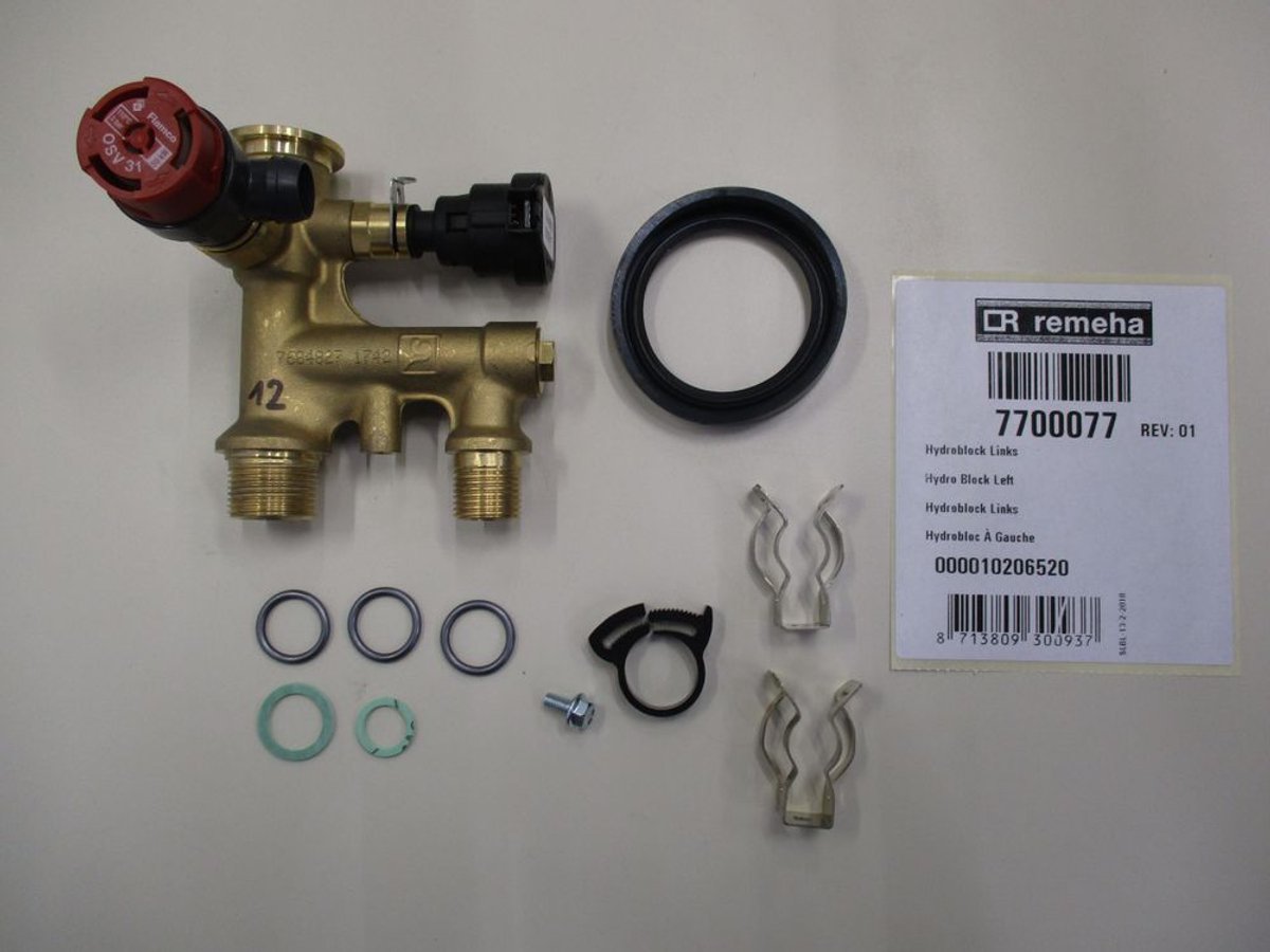 Remeha Hydroblok links, 7700077