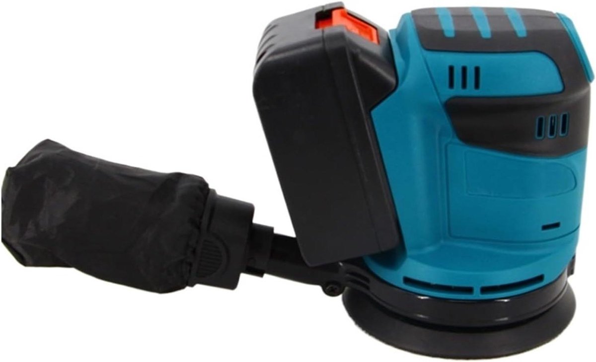 Elektrische Schuurmachine - Polijstmachine Hout - Verf Polijsten - 3 Snelheden Instelbaar - 125 mm - Zwart