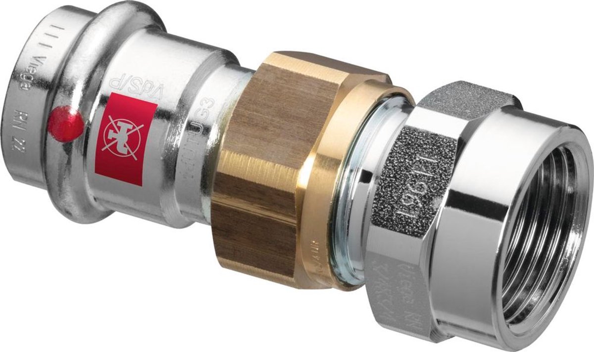 Viega Prestabo Fitting met 2 aansluitingen