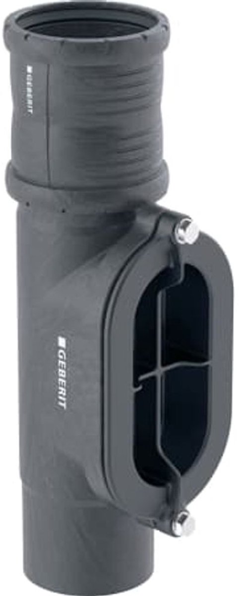 Geberit Silent-Pro Reinigingsstuk 90° met ovale serviceopening, DN 100, 393.503.14.1