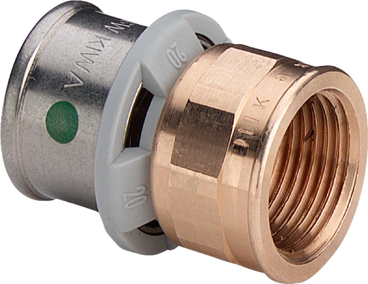 Viega Sanfix Fosta Sanfix P-overgangsstuk, d 50mm, Rp 11/2 roodkoper Model 2112, 602505