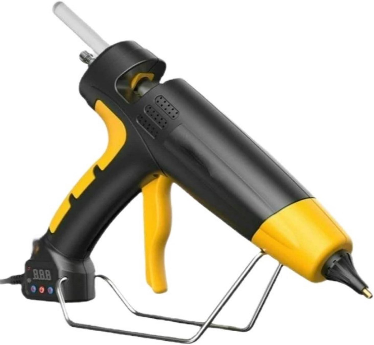 Lijmpistool - Heet lijmen - Hobby projecten - Instelbare lijmopbrengst - 11 mm - Zwart