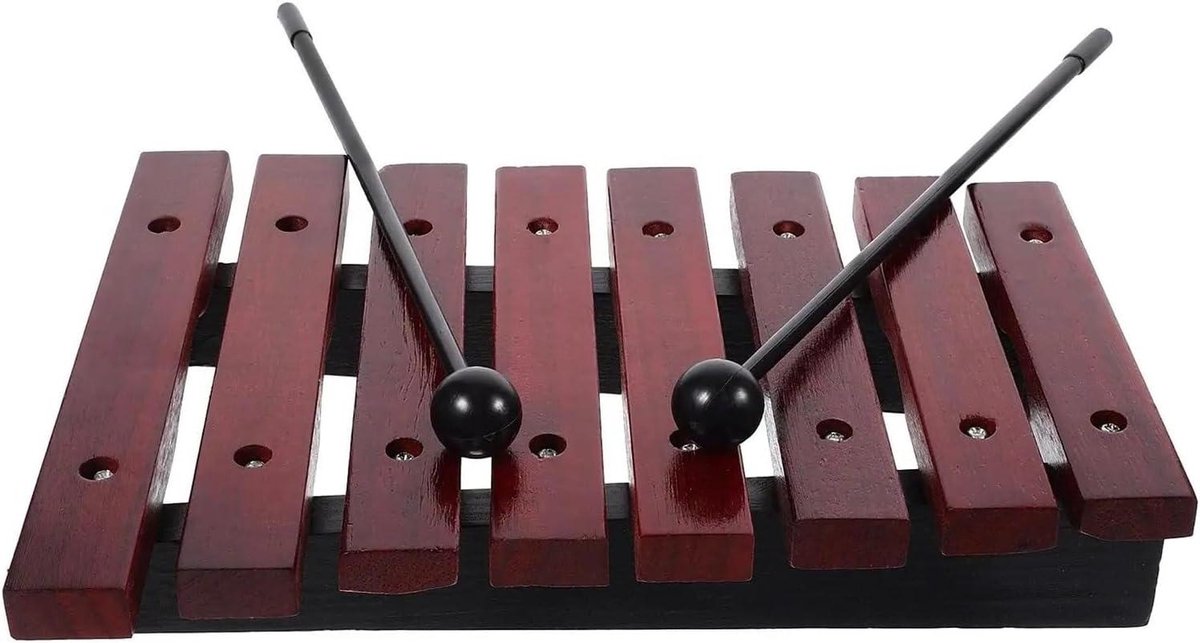 Xylofoon Instrument - Muziek Speelgoed - Muziek Leren - Acht Noten - 28x20x8 cm - Multicolor