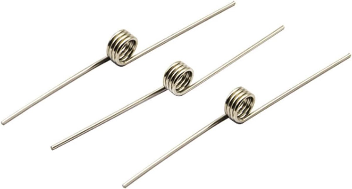 Torsieveer - Spiraalveer - Reparatie Onderdelen - Roestvrij Staal - 1mm - Metaal