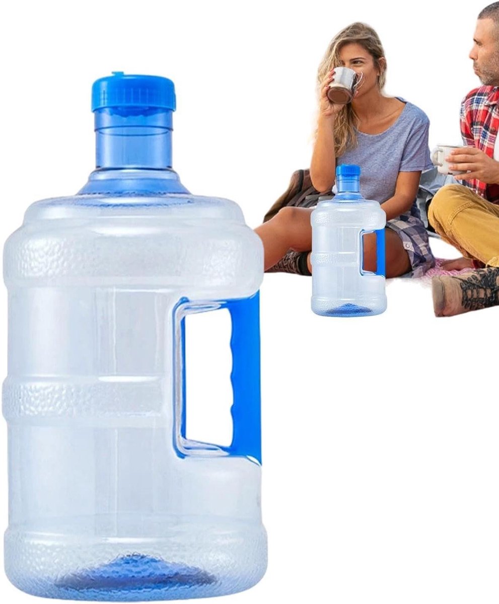 Grote Waterkan - Draagbare Watertank - Kamperen Buiten - Duurzaam PET Materiaal - 5L 7.5L Capaciteit - Veelkleurig