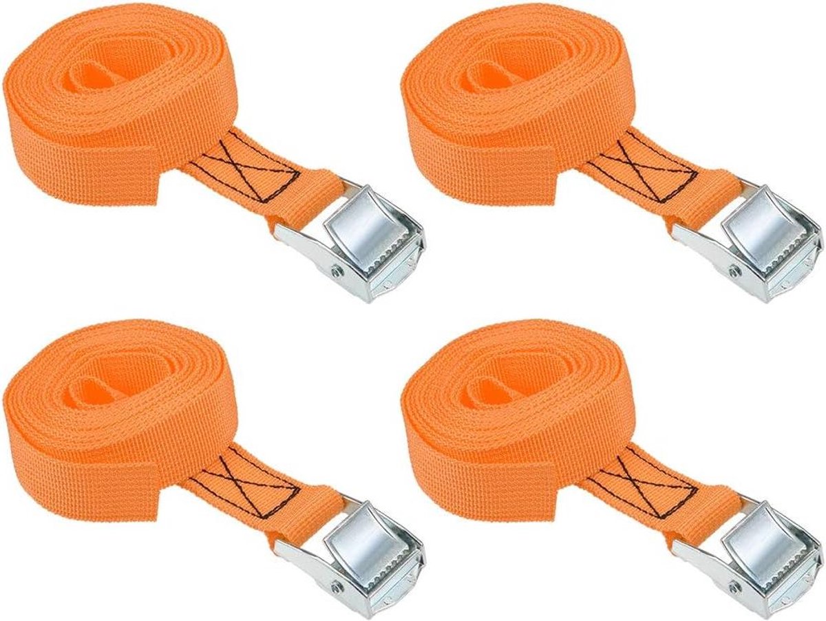 Sjorriem Spanband - Lading Zekeren - Vervoer Vastzetten - Hoge Werkbelasting - 2.5 Meter - Blauw