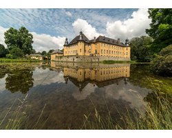 CALVENDO Poster 119 x 84 cm Lying Water Castle Dyck, Jüchen Poster DIN A0 Landscape | Photos, Art Print, Wall Picture, Wall Decoration, Prints Without Frame