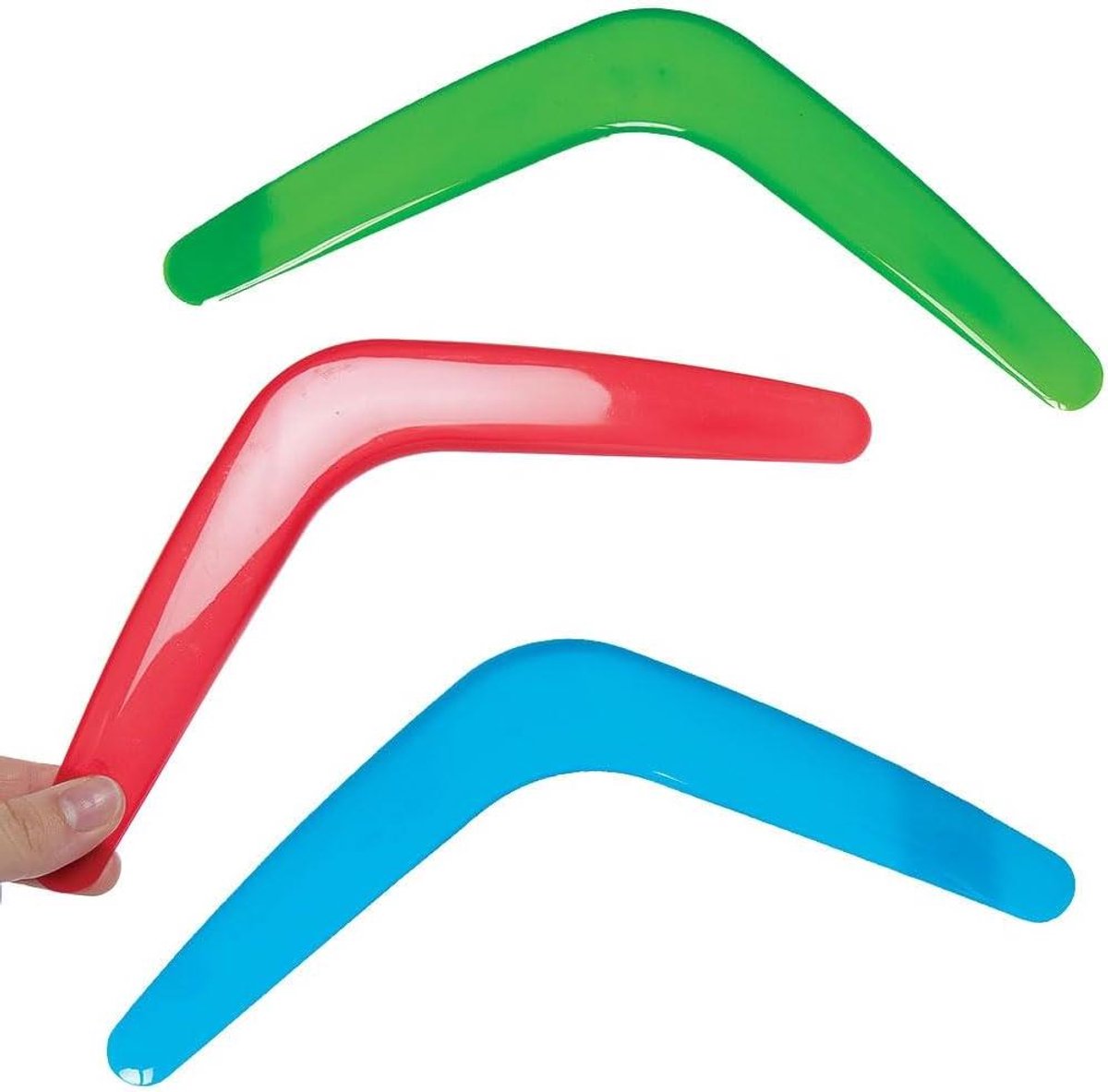 Boemerang Speelgoed - Vliegend Speelgoed - Buiten Spelen - Set van Zes - 24 cm - Regenboogkleuren