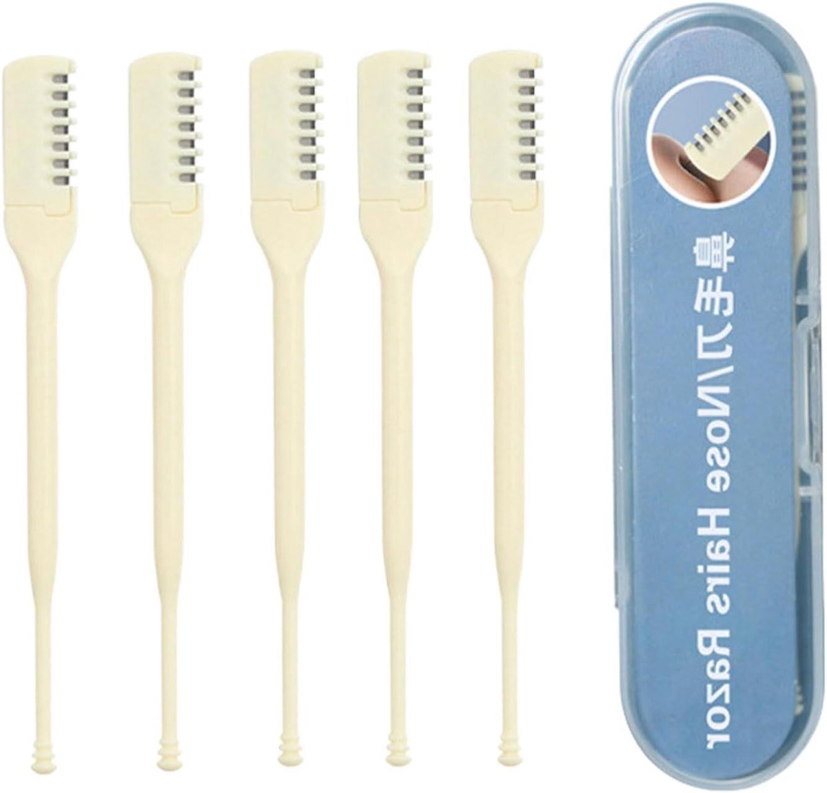 Handmatige Haartrimmer - Tondeuse Neus Oor - Verzorging Thuis - Met Hoofdtelefoon Opvangbak - 10.5 x 3 x 1.5 cm