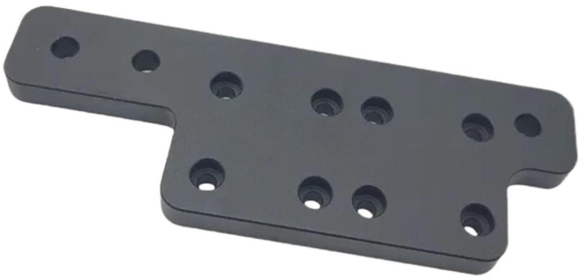 3D Printer Platen - Dubbel Spoor - Precisie Beweging - Aluminium Legering - 7 mm Dik - Zilver