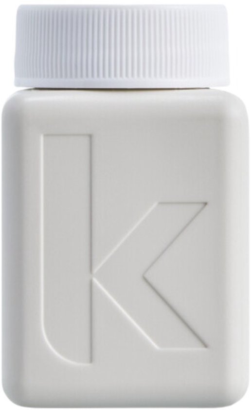 Lichtgrijze fles met witte dop en het KEVIN.MURPHY logo.