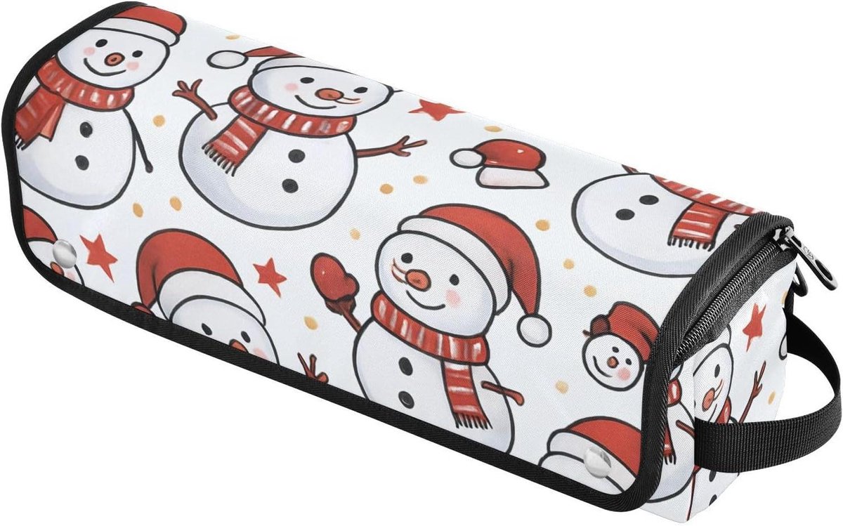 Haaraccessoires Organizer - Styling Tool Tas - Hittebestendige Opslag - Ingebouwde Mat - Grote Capaciteit - Kleurrijk Cartoon